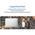 thumbnail image 6 of Gaming Mouse Pad XL Extended Large Mousepad with Nonslip Rubber Base Stitched Edges Laptop Desk Pad Computer Keyboard Desk Mat for Company Office Home Gamer Gift (Black and Orange City Street Map), 6 of 6
