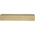 thumbnail image 3 of Ekena Millwork 6"H x 10"D x 84"W Riverwood Faux Wood Fireplace Mantel, White Washed, 3 of 17