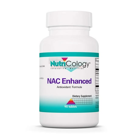 Nutricology NAC Enhanced Supplement - N-Acetyl-L-Cysteine, Glutathione Precursor, Supports Immune Function, Mucus Clearance - 90 Count