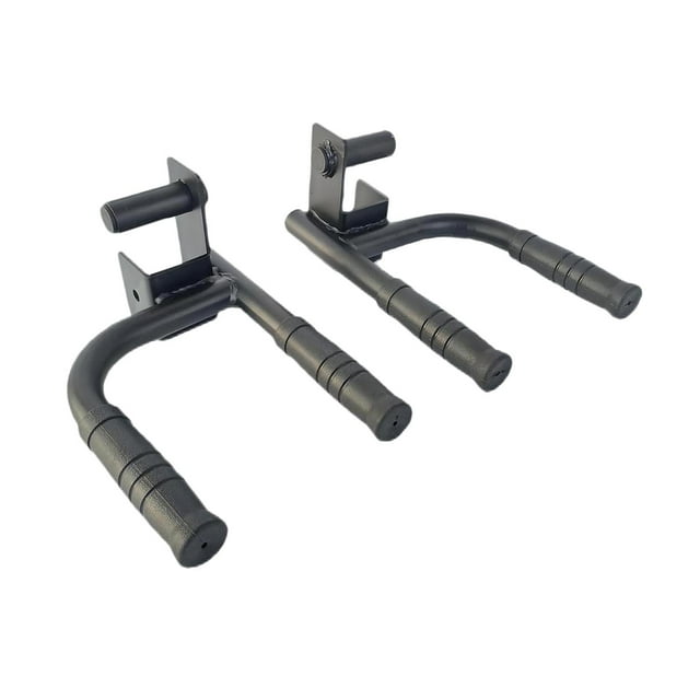 fastboy 2 Pieces Dip Bar Barbell Rack up Narrow pitch Training Chest Easy Install Holders to Pull Wide margin