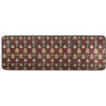 thumbnail image 5 of Christmas Gingerbread Pattern Hallway Runner Rug 2'x6' Kitchen Rug with Rubber Backing Biscuits Tree Holly Berry Non Slip Entryway Rug Runner Washable Soft Area Rug for Hallway Bedroom Kitchen Decor, 5 of 6