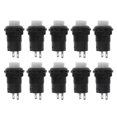 thumbnail image 2 of 10Pc 125V 3A / 250V 1.5A Mini interruptor de botón blanco momentáneo Sharpla Interruptor de botón momentáneo, 2 of 8