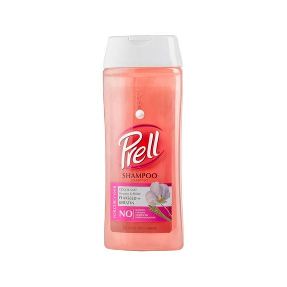 Prell Flaxseed   Keratin Color Safe Shampoo, Bounce & Shine for Curly Hair 13.5 fl.oz