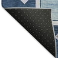 thumbnail image 3 of Addison Rugs Mayfield Washable Southwest Aztec Blue Rectangle Rug, 9' x 12', 3 of 6