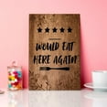 thumbnail image 4 of Kitchen Quote Canvas Wall Art,Would Eat Here Again Sign Canvas Prints Framed Wall Art for Home Kitchen Novelty Dinning Room Wall Décor, 4 of 5