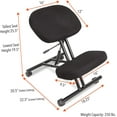 thumbnail image 5 of ProErgo Pneumatic Ergonomic Kneeling Chair | Fully Adjustable Mobile Office Seating | Improve Posture to Relieve Neck & Back Pain | Easy Assembly | Use in Home, Office, or Classroom, 5 of 8