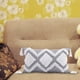 thumbnail image 4 of Para almohada decorativa, funda de almohada bohemia para cama, funda de almohada tejida con borlas para oficina Gris 3x5cm, 4 of 9