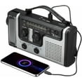 thumbnail image 1 of Jinsinto Portable Solar Radio,hand Crank Self Powered Am/fm/sw1/sw2 Radio,4-led Flashlight And Phone Charger, 1 of 5