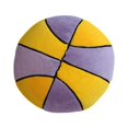 thumbnail image 3 of Baloncesto de peluche para niños, pelota de peluche deportiva, regalos para niños y niñas, baloncesto de peluche cómodo para oficina, club deportivo amarillo y violeta, 3 of 8