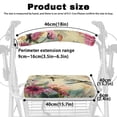 thumbnail image 6 of HELLHERO Floral Dragonfly Seat and Backrest Covers Removable and Washable Rollator Seat Covers Easy to Clean Cover Only for Outdoor, 6 of 7