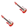 thumbnail image 2 of Tholdsy mini casa guitarra modelos de guitarra falsa casa de muñecas duradera casa de juguete accesorio para el hogar jardín de infantes Rojo 2piezas, 2 of 6