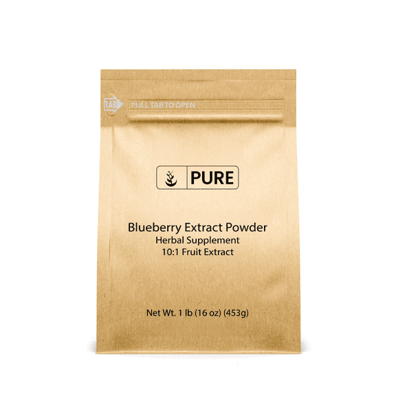 PURE ORIGINAL INGREDIENTS Blueberry Extract Powder 1 lb Pure Herbal Supplement Extract Powder