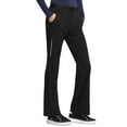thumbnail image 3 of Cherokee Statement Women Scrubs Pant, Natural Rise Flare Leg, CK060, XXS, Black, 3 of 7