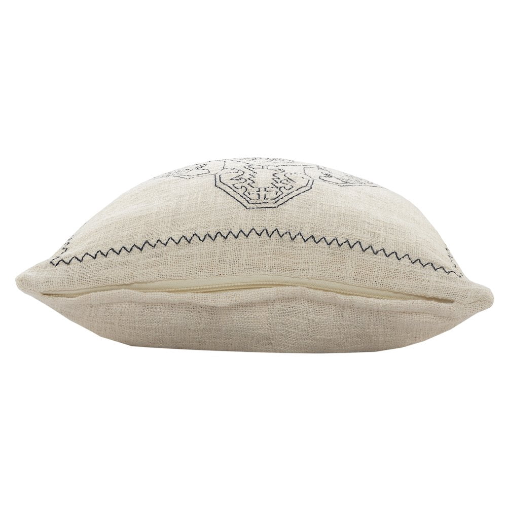 Harlow Hill Embroidered Damask Medallion Throw Pillow