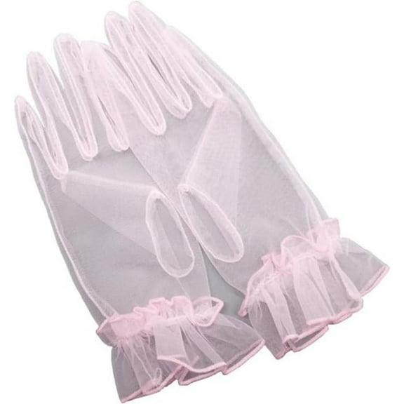 Pink Mesh Gloves (Adult)