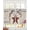 Red, variant on Texas Star Vintage Sheer Curtains 39 Inch Length 2 Panels Set for Living Room/Bedroom, Red Retro Berry Beige Wooden Kitchen Curtains Grommet Semi-Sheer Curtains Drapes Window Treatments 27.5"x39"x2
