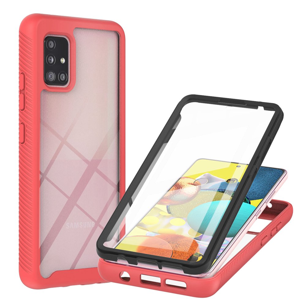 Galaxy A51 Case with Builtin Screen Protector, Dteck Full Body