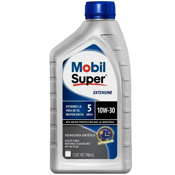 Aceite Mobil Súper 10W-30 de 946 ml
