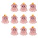 thumbnail image 1 of 10 mini estatuas de resina luminosas, suministros para vacaciones, esculturas de animales en miniatura para 25 x 27 cm, 1 of 9