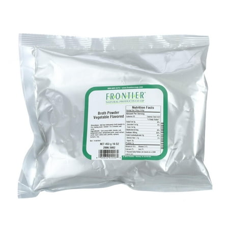 Frontier Herb Broth Powder - Vegetable Flavored - Bulk - 1