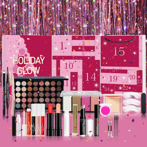 EYE Advent Calendar 2024 Beauty Holiday Calendar Makeup Set Countdown To Christmas 24 Days Make Up Calendar Beauty Countdown Set For Women Girls 10ML