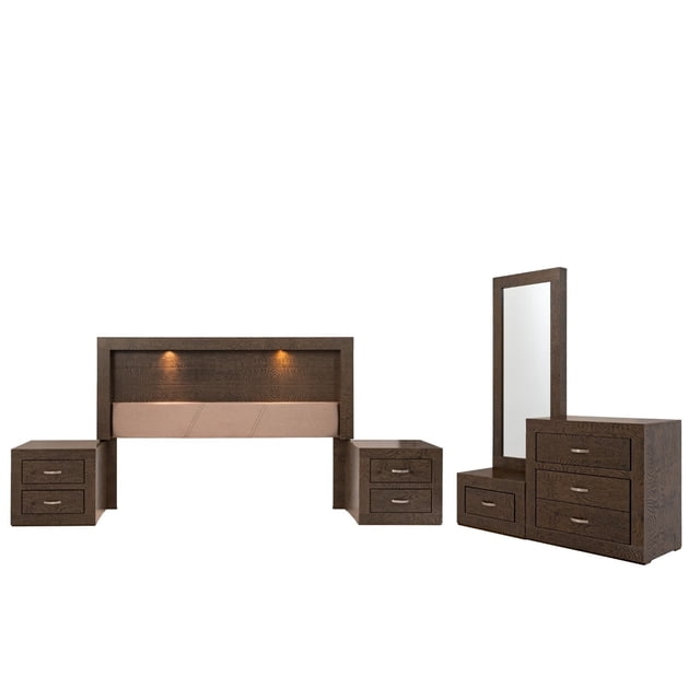 Recamara Kessa Muebles King Size 5 Piezas