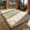 thumbnail image 3 of THE BEST 6X9 FLOKATI RUG MADE | LONG 4” SHAG PILE | STYLISH OFF WHITE WOOL AREA RUG, 3 of 6