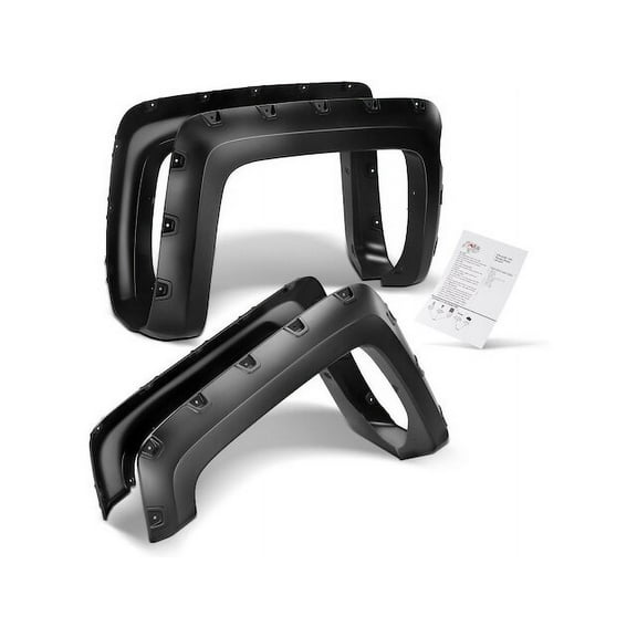 Fender Flare Set 4 - Compatible with 2014 - 2018 Chevy Silverado 1500 2015 2016 2017