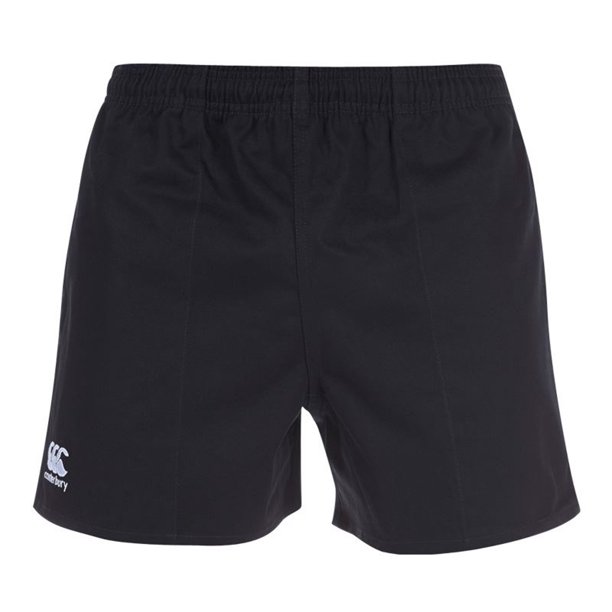 Canterbury - Pantalones cortos de deporte elásticos Modelo Professional niños (Negro)
