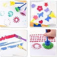 thumbnail image 5 of 45PCS Kids Paint Brushes Sponge Kits, Painting Brushes Drawing Tools Kits, Washable Paint Brushes for Toddler Kids Early DIY Learning Toys and Kids Gi, 5 of 5