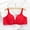 Red, variant on ZHENHONG Padded Bras for Women Underwire T Shirt Bra Wireless Bras for Women