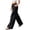 A Black, variant on Ndbuld Sweat Pants for Womens Fashion Women Casual High Waist Pocket Pants Pants Comfortable Casual Pants,Black,M