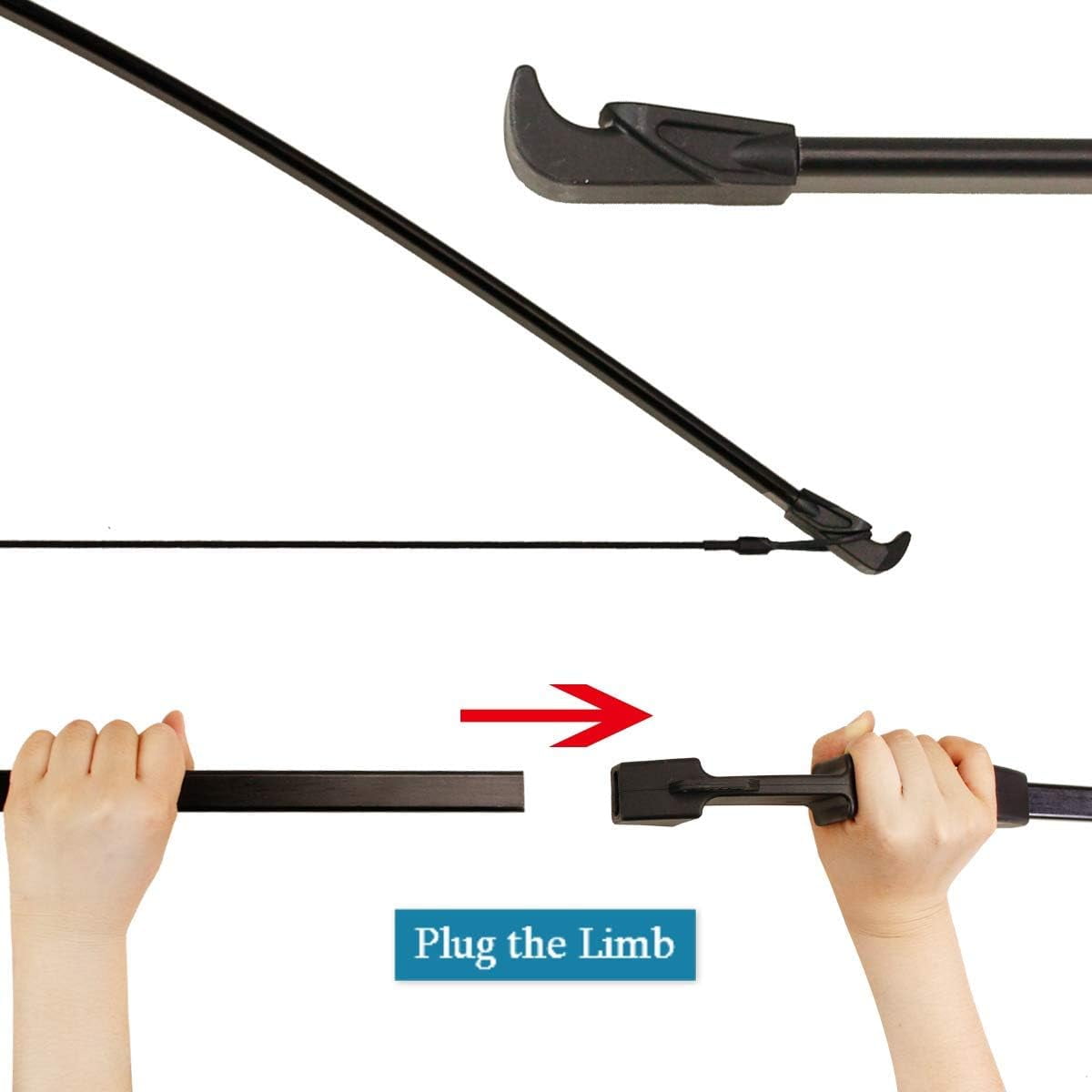 45" Youth Bow and Arrows Set for Kids 8-12 Teens Recurve Archery Beginner Gift Longbow Kit, Outdoor Hunting Play Gift Toys, 9 Arrows, 4 Target Face for Backyard Game Age 12-14 14-16