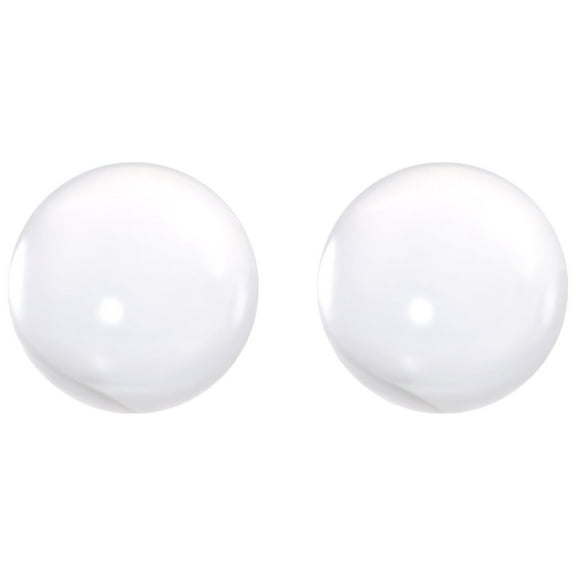 Unique Bargains 1.4inch Contact Juggling Ball Ornament Acrylic Clear 2pcs