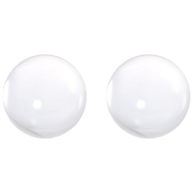 Uxcell Esfera de Acrílico Transparente de 35mm de Diámetro 1.4" 2Pcs