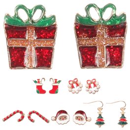 Boucles d'oreilles élégantes en forme de flocon de neige pour femme avec fleurs et flocons de neige, doré, taille unique Boucles d'oreilles élégantes en forme de flocon de neige pour femme avec fleurs et flocons de neige, doré, taille unique