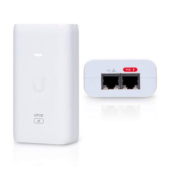 Inyector POE UBNT Systems u-PoE-AF 5 unidades compatible con 802.3af