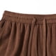 thumbnail image 3 of Pantalones largos para hombre, estilo vintage, informales, de pana, de color liso, con cintura elástica y rectos., 3 of 7
