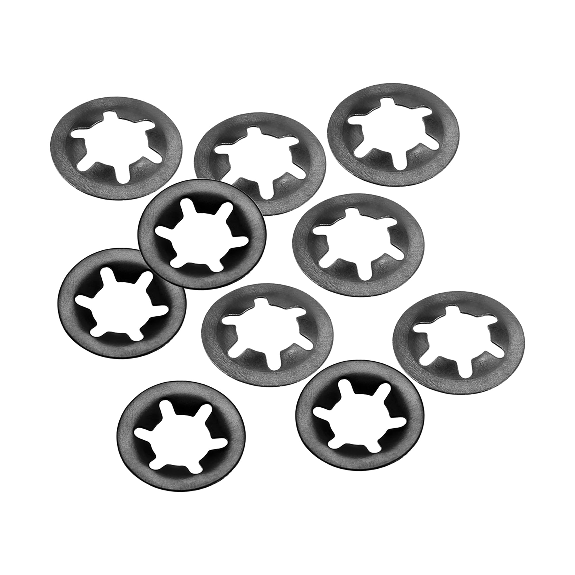 Pack of 10 Starlock Washers M10x20  Internal Tooth Clips Fasteners Kit 