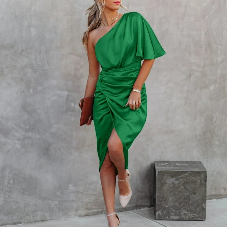 Sheath/Column One-Shoulder Mother of the Bride Dresses