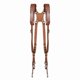 thumbnail image 2 of (brown) Camera strap for photographers, adjustable neck and shoulder strap for film, DSLR SLR camera, 2 of 5