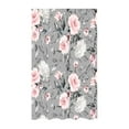 thumbnail image 1 of Rideau de Douche à Imprimé Floral Numérique 3D Salle de Bain Design Moderne Tissu Durable Installation Facile, 1 of 3