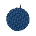 thumbnail image 2 of Cojín inflable para asiento, cojín para silla de oficina, asiento de estadio redondo plegable para viajes en avión, estadios, césped y exteriores. Azul oscuro, 2 of 8