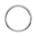 thumbnail image 2 of 4 mm 14K White Gold Wedding Band Plain Low Dome Style High Polished Band Ring, 2 of 3