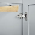 thumbnail image 6 of Ariel Kelly 43 Inch Single Rectangular Sink Bathroom Vanity With Pure White Quartz Countertop 1.5 Inch Edge In Grey, 6 of 12