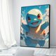 thumbnail image 3 of Figuras de anime de Pokémon en alta definición, Charizard, Bulbasaur, Squirtle, Charmander, ilustraciones, póster, pintura en lienzo, arte de pared, decoración de la habitación del hogar, 3 of 5