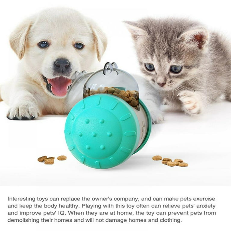 Dog Leaky Food Feeder Toys Interactive Rotatable Wheel Toy for Kitty Cat  Dog Pet Products Accessories Dog Feeders Cat Feeder