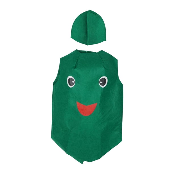 Disfraz de comida para adultos, divertido traje de Halloween para espectáculos, cumpleaños y carnavales. Pepino