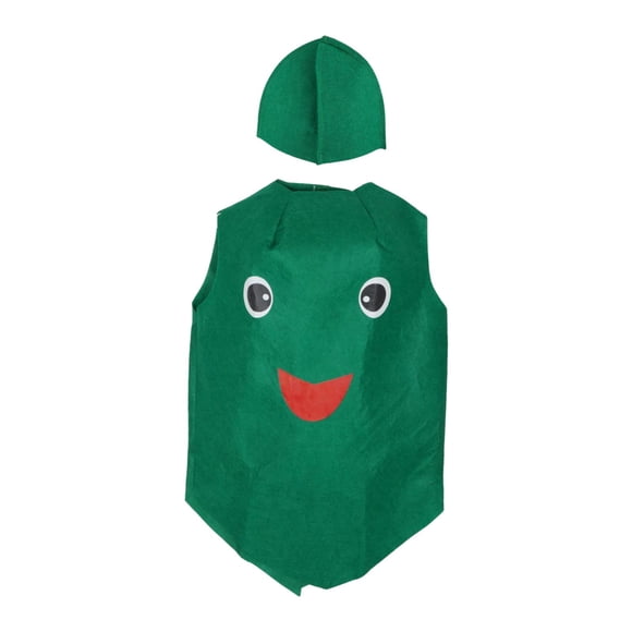 Disfraz de comida para adultos, divertido traje de Halloween para espectáculos, cumpleaños y carnavales. Pepino
