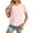 A, variant on yunLCZ Basic Women's Tees Discounted Womens Workout Tops Oversized T Shirts Loose Fit Crewneck Short Sleeve Top workout form-fitting T-shirts women
